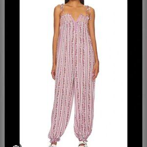 Intimately Free People Rule the World Jumpsuit Romper Tulip Combo Floral Size XS